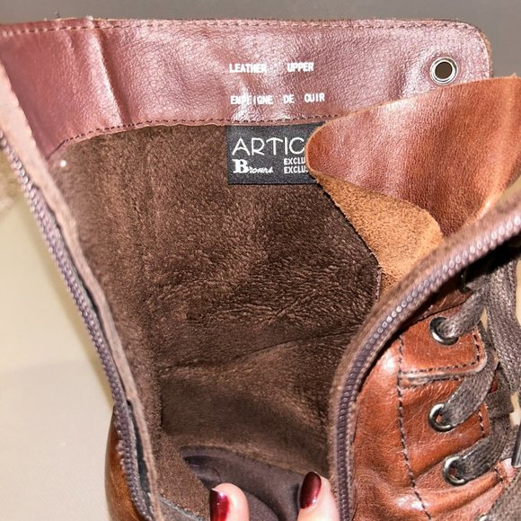 Artica Brown Combat Boots | Size 7 - Picture 5 of 8